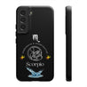 Scorpio Cell Phone Cases - Tough - Black