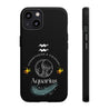 Aquarius Cell Phone Cases - Tough - Black