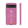 Aries Cell Phone Cases - Tough - Pink