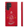 Libra Cell Phone Cases - Tough - Red