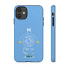 Pisces Cell Phone Cases - Tough - Blue