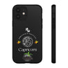 Capricorn Cell Phone Cases - Tough - Black