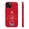 Scorpio Cell Phone Cases - Tough - Red