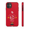 Virgo Cell Phone Cases - Tough - Red