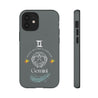 Gemini Cell Phone Cases - Tough - Gray
