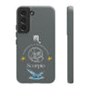 Scorpio Cell Phone Cases - Tough - Gray