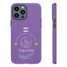 Aquarius Cell Phone Cases - Tough - Lavender