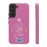 Scorpio Cell Phone Cases - Tough - Pink