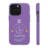 Aquarius Cell Phone Cases - Tough - Lavender