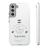 Aquarius Cell Phone Cases - Tough - White