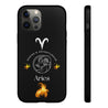 Aries Cell Phone Cases - Tough - Black