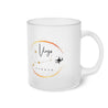 Virgo Frosted Glass Mug