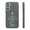 Pisces Cell Phone Cases - Tough - Gray