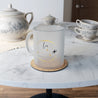 Leo Frosted Glass Mug