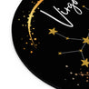 Virgo Mouse Pad - Round & Black