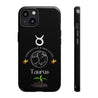Taurus Cell Phone Cases - Tough - Black