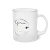 Gemini Frosted Glass Mug