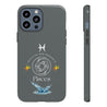 Pisces Cell Phone Cases - Tough - Gray