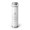 Aquarius Copper Vacuum Insulated Bottle, 22oz - White