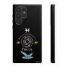 Pisces Cell Phone Cases - Tough - Black