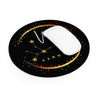 Virgo Mouse Pad - Round & Black