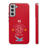 Pisces Cell Phone Cases - Tough - Red