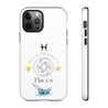 Pisces Cell Phone Cases - Tough - White