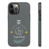 Aquarius Cell Phone Cases - Tough - Gray