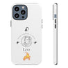 Leo Cell Phone Cases - Tough - White
