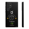 Taurus Cell Phone Cases - Tough - Black