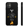 Aries Cell Phone Cases - Tough - Black