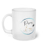 Pisces Frosted Glass Mug