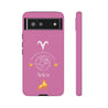 Aries Cell Phone Cases - Tough - Pink