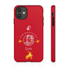 Leo Cell Phone Cases - Tough - Red