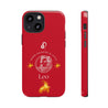 Leo Cell Phone Cases - Tough - Red