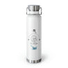 Scorpio Copper Vacuum Insulated Bottle, 22oz - White