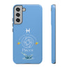 Pisces Cell Phone Cases - Tough - Blue
