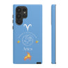Aries Cell Phone Cases - Tough - Blue