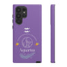 Aquarius Cell Phone Cases - Tough - Lavender