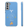 Aries Cell Phone Cases - Tough - Blue