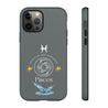 Pisces Cell Phone Cases - Tough - Gray