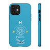Pisces Cell Phone Cases - Tough - Aqua