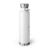 Capricorn Copper Vacuum Insulated Bottle, 22oz - White