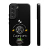 Capricorn Cell Phone Cases - Tough - Black