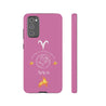Aries Cell Phone Cases - Tough - Pink