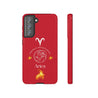 Aries Cell Phone Cases - Tough - Red