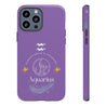 Aquarius Cell Phone Cases - Tough - Lavender