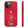 Scorpio Cell Phone Cases - Tough - Red