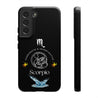 Scorpio Cell Phone Cases - Tough - Black