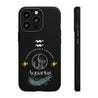 Aquarius Cell Phone Cases - Tough - Black